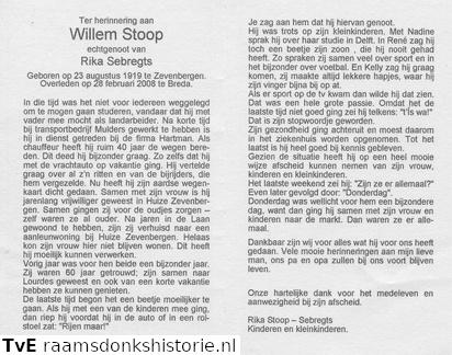 Willem Stoop Rika Sebregts
