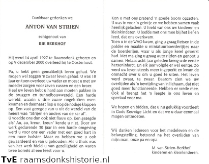 Anton van Strien Rie Berkhof