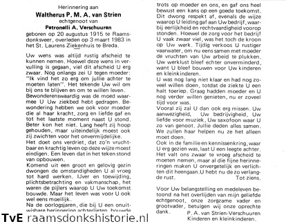Waltherus P.M.A. van Strien Petronelli A. Verschuuren
