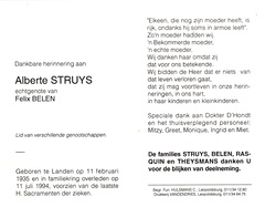 Alberte Struys Felix Belen