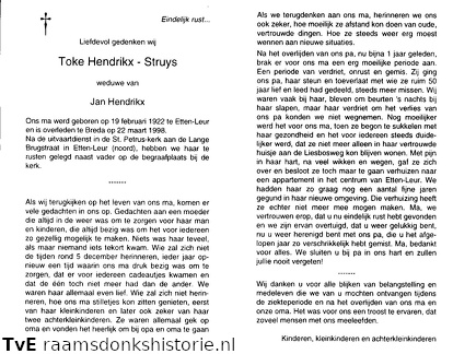 Toke Struys Jan Hendrikx