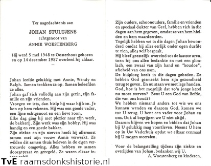Johan Stultjens Annie Woestenberg