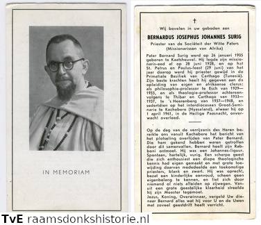 Bernardus Josephus Johannes Surig priester
