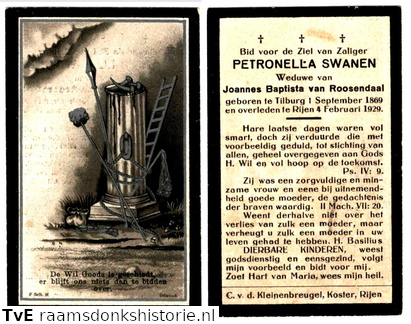 Petronella Swanen Joannes Baptista van Roosendaal