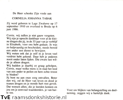 Cornelia Johanna Tabak