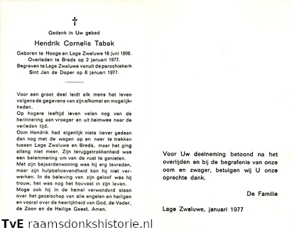 Hendrik Cornelis Tabak