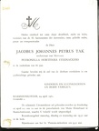 Jacobus Johannes Petrus Tak Petronella Hortensia Steenackers