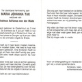 Maria Johanna Tak Wilhelmus Adrianus van der Made