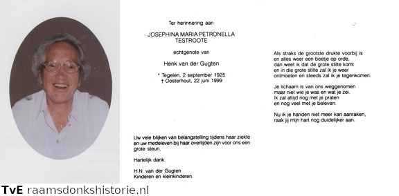 Josephina Maria Petronella Testroote Henk van den Gugten