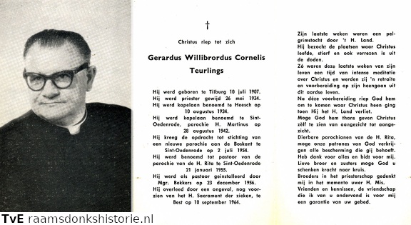 Gerardus Willibrordus Cornelis Teurlings priester