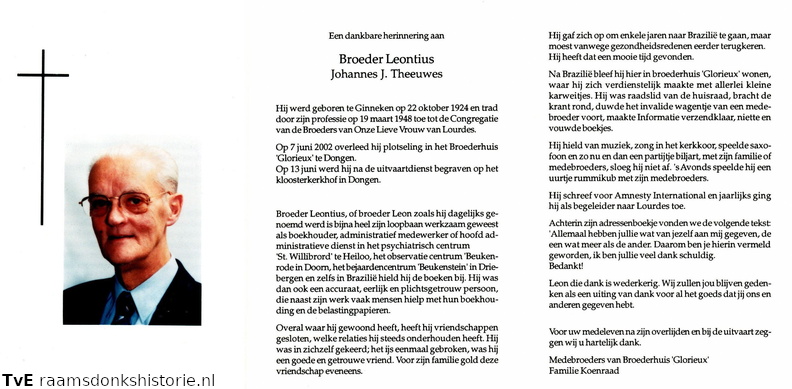 Johannes J. Theeuwes-broeder 