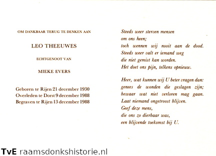 Leo Theeuwes Mieke Evers