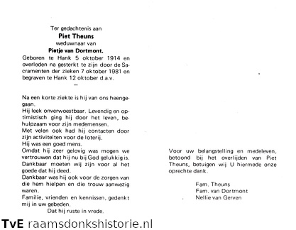 Piet Theuns Pietje van Dortmont