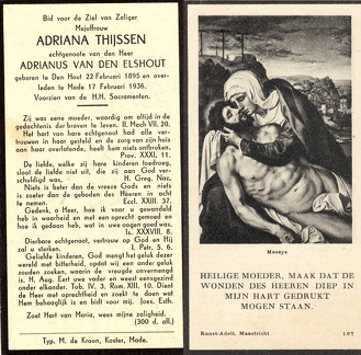 Adriana Thijssen Adrianus van den Elshout