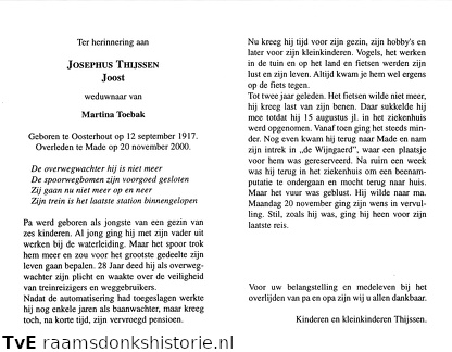 Josephus Thijssen Martina Toebak