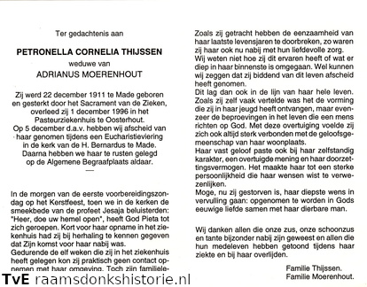 Petronella Cornelia Thijssen Adrianus Moerenhout
