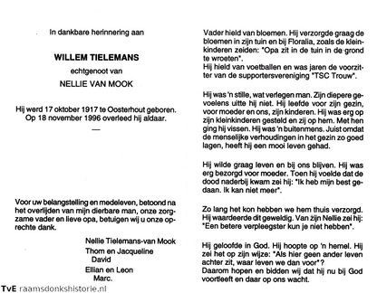 Willem Tielemans Nellie van Mook