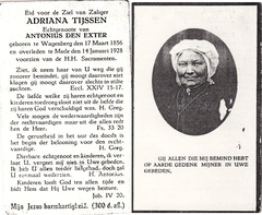 Adriana Tijssen Antonius den Exter