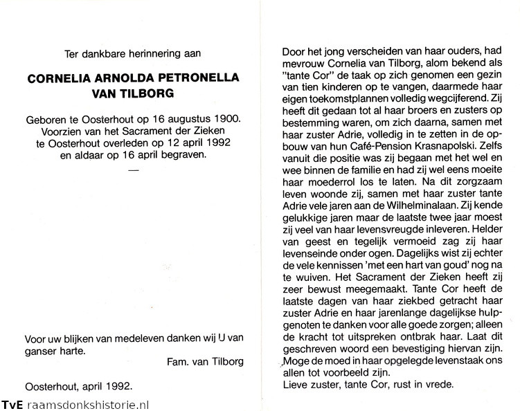 Cornelia Arnolda Petronella van Tilborg