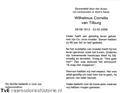 Wilhelmus Cornelis van Tilburg Co