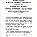 Adrianus Henricus Timmermans Adriana Maria Willemse
