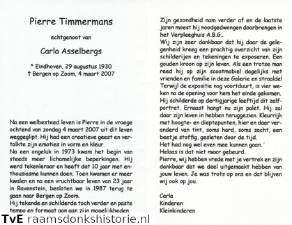 Pierre Timmermans Carla Asselbergs
