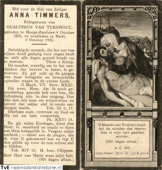 Anna Timmers Gualterus van Turnhout