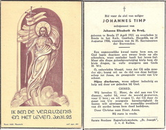 Johannes Timp Johanna Elisabeth de Breij