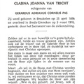 Clasina Joanna van Tricht Gerardus Adrianus Cornelis Pas