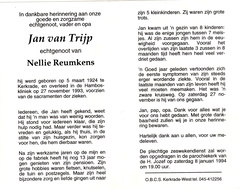Jan van Trijp Nellie Reumkes