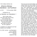 Johanna Adrianan van Turnhout Adrianus Gerardus van Steenderen