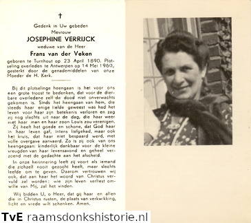 Verrijck Josephine  Frans van der Veken