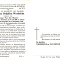 Wendrickx, Catharina Delphina August van den Broeck