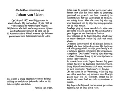 Johan van Uden
