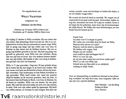 Willy Valentijn Johanna van den Berg