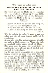 Johannes Cornelis Petrus van der Veeken