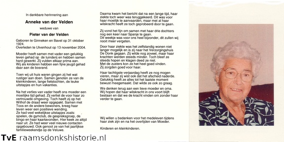 Anneke van der Velden Pieter van der Velden