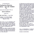 Catharina Henrica van der Velden (vr) Jan van Dun Gerrit Hofkens