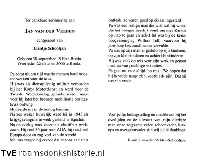 Jan van der Velden Lientje Schooljan