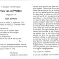 Tiny van der Velden Toon Zijlmans