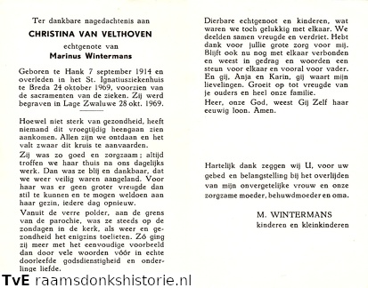 Christina van Velthoven Marinus Wintermans