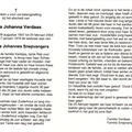 Maria Johanna Verdaas Josephus Johannes Snepvangers