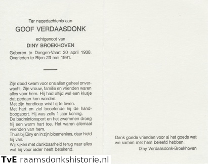 Goof Verdaasdonk Diny Broekhoven
