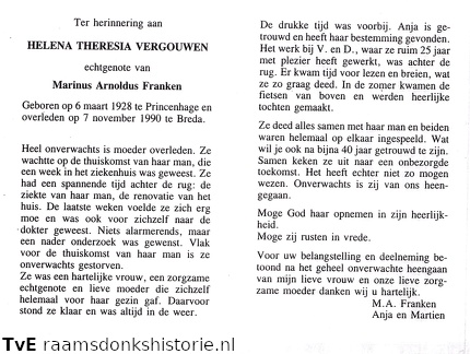 Helena Theresia Vergouwen Marinus Arnoldus Franken