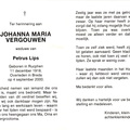 Johanna Maria Vergouwen Petrus Lips