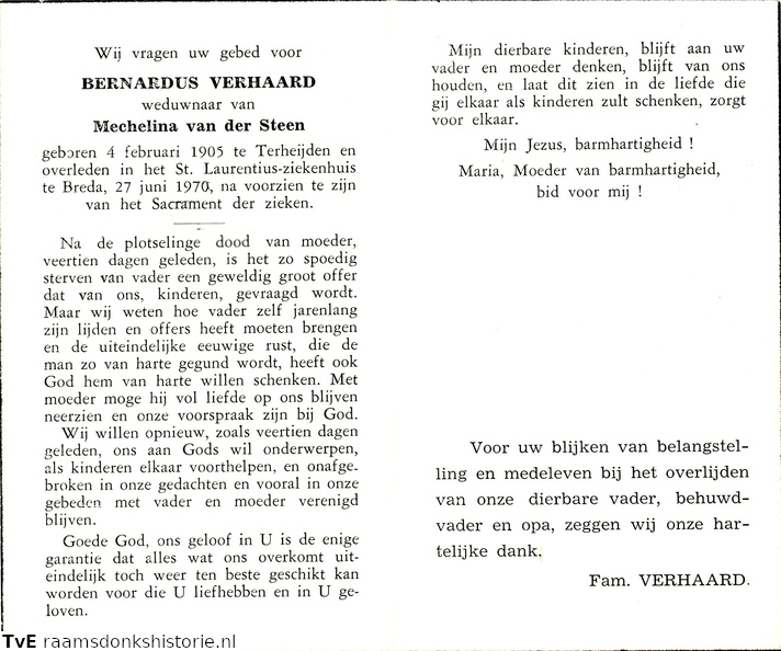 Bernardus Verhaard Mechelina van der Steen