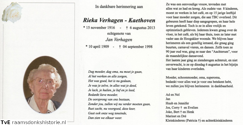 Jan Verhagen Rieka Kaethoven