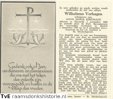 Wilhelmus Verhagen Anna Maria Eijkemans