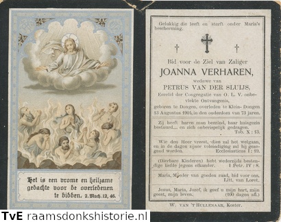 Joanna Verharen  Petrus van der Sluijs
