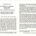 Pietronella Johanna Verheijden  Cornelis Godefridus de Been
